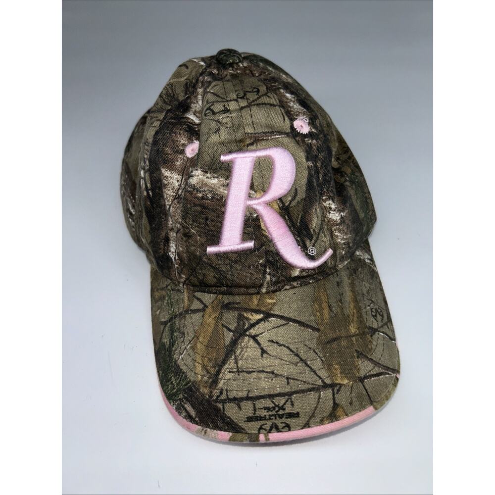 Remington RealTree Camo "Shoot Like A Girl" Hat Cap Adjustable Embroidered EUC